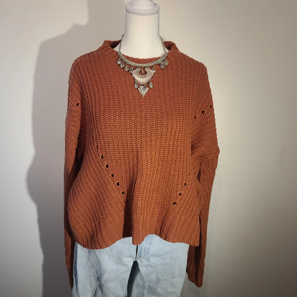 Streetwear Society Rust Knit Sweater - Picture 2 of 5